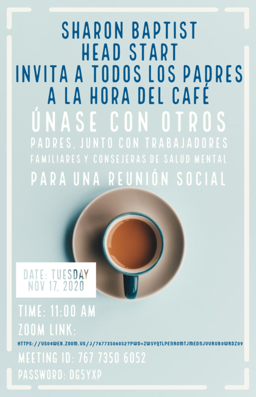 Sharon Baptis Head Start Flyer 1