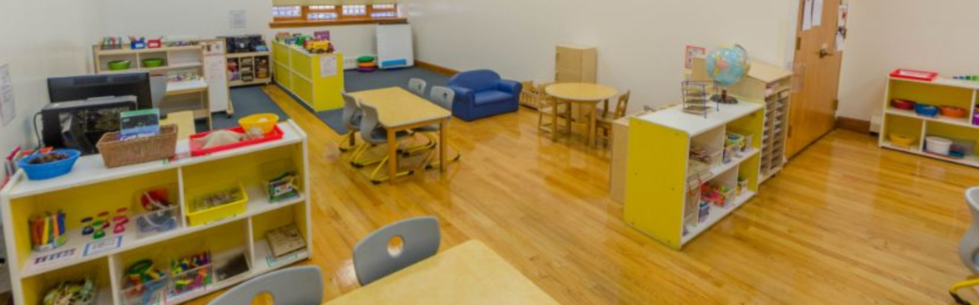 view of a kids classroom